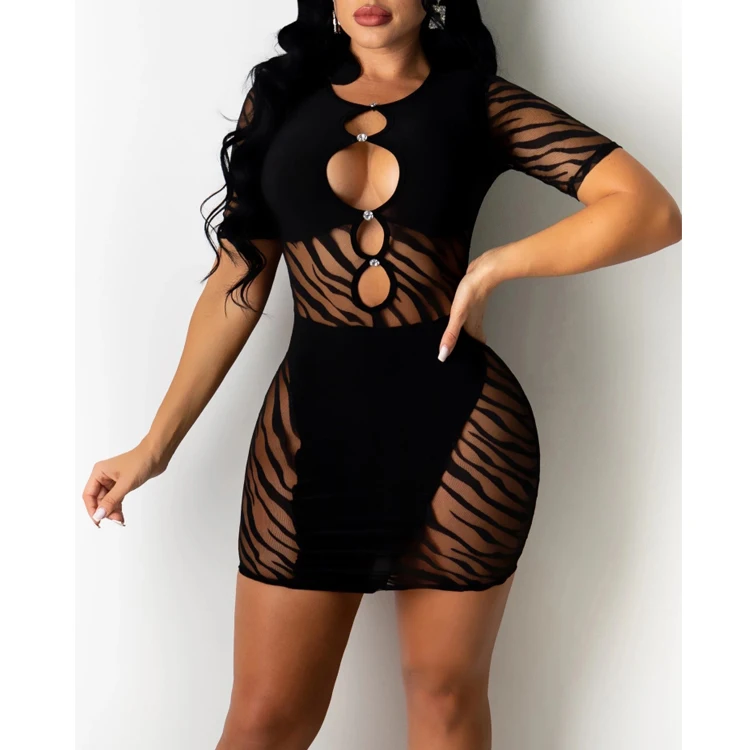 

No MOQ Wholesale Women Sexy Club Dress Black Summer Women Clothes 2021 Sexy Summer Clothes for Women