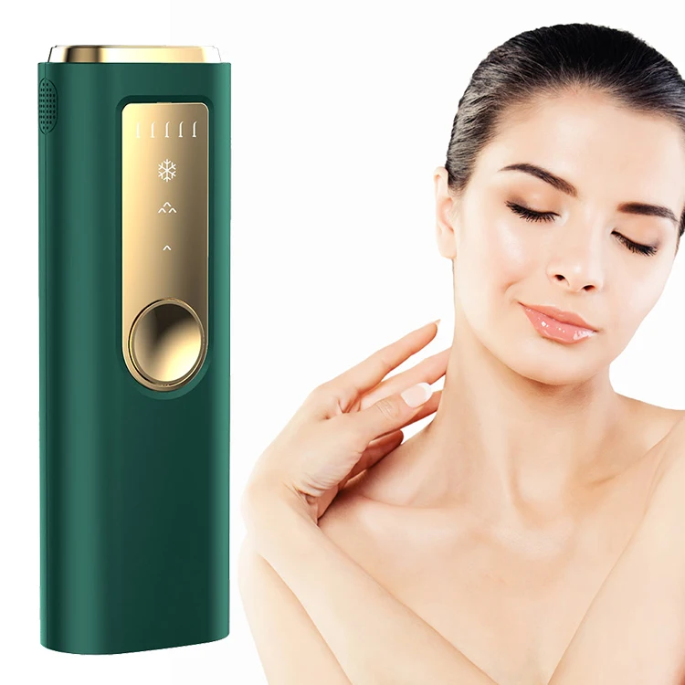 

Home Use Epilator Quality IPL Rechargeable Hair Removal, White green