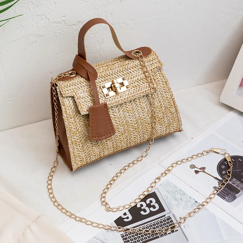 

2022 New Tassel Sling Messenger Retro Mobile Phone Women's Ladies Purses Handbags Straw Wave Bags, Customized color