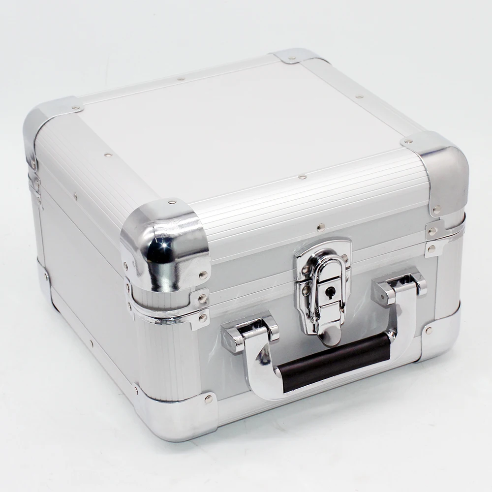 

Best Quality Metal Carrying Luggage Case Silvery Aluminum Protective Boxes With Safety Code Lock