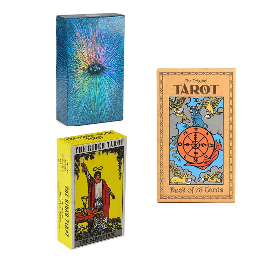 

10 styles of hot selling English oracle card board game card deck divination cards