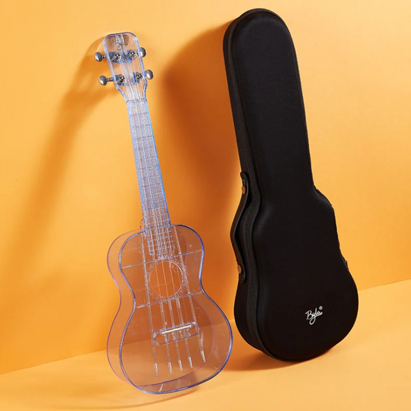 

ukulele 21 inch guitalele musical instruments ukelele soprano mini string guitar plastic concert carbon fiber ukulele, Optional colors