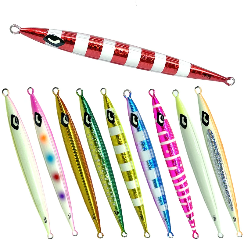 

150g 180g 250g Saltwater Jigging Lead Lure Tuna Speed Jigging Fast Fall Jig