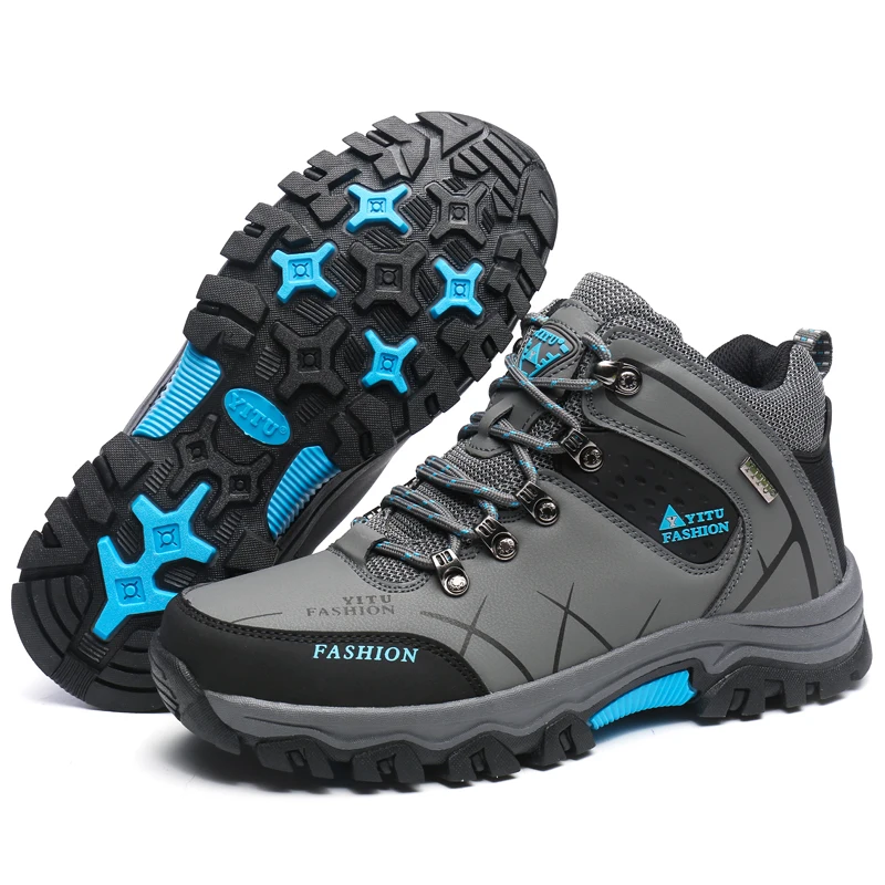 

Best waterproof hiking shoes men anti-slip durable breathable trekking mountain shoe outdoor