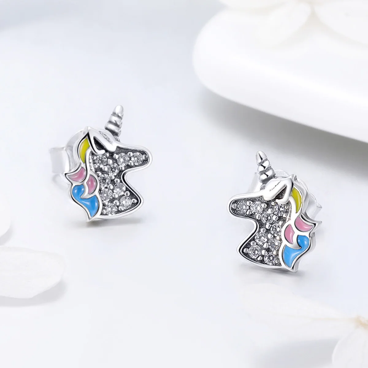 

Cute Unicorn Stud Earrings 925 Sterling Silver Earring
