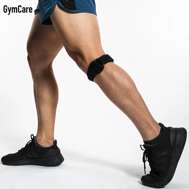 

Comfy knee support protector pads brace for soccer, Black