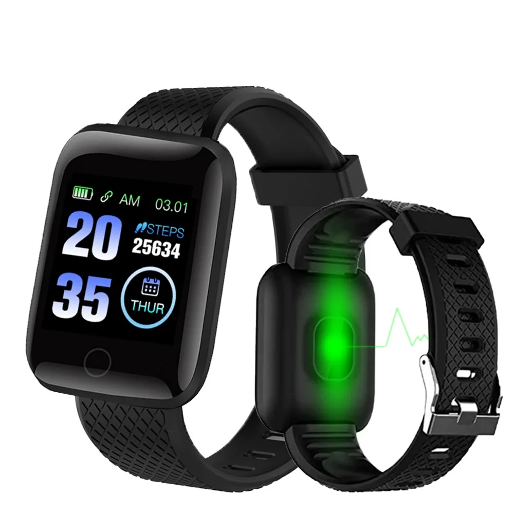 

2021 ip68 amazon waterproof T500 w26 m3 m4 m5 k8 Y68 115 116 plus kids smart watch smartwatch smart bracelet reloj inteligente, Black red blue purple green