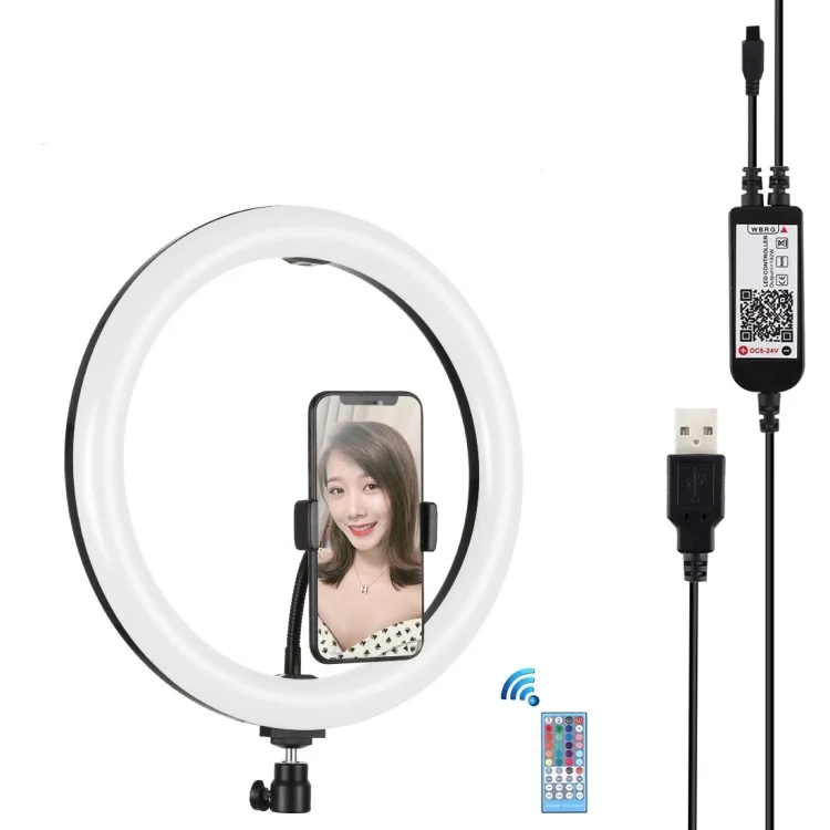 

Best Price PULUZ 11.8 inch RGB Dimmable Selfie Video LED Curved Ring Light