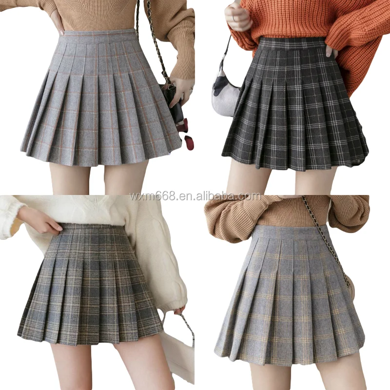 

Hot Fashion Summer Skirt Women's pleated mini zip skirt women's skirt cheap wholesale