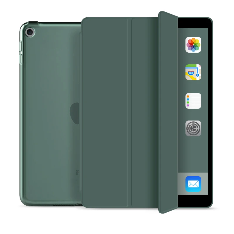 

Material PU Leather Back Cover PC Stand Case For Apple iPad 10.2 charging pencil