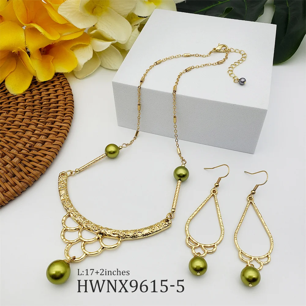 

2021 maui pendanthawaiian jewelry wholesale newest gold pearl necklace jewelry set