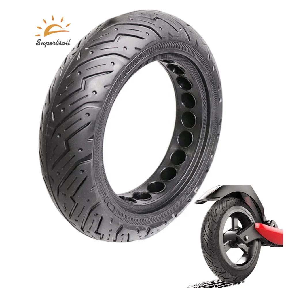 

10 Inch 10x2.50 Honeycomb Solid Tire Electric Scooter Balance Drive Thick Wear Resistant Tire For Electric Scooter Skateboard