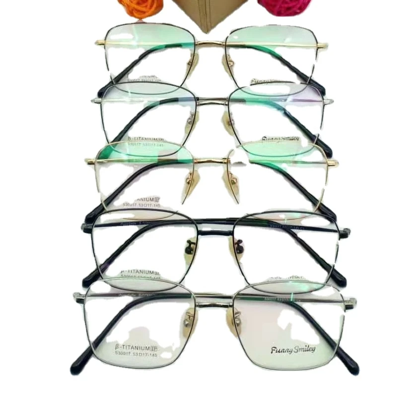 

high quality cheap glasses frame assorted ready mixed hight quality stock beta titanium optical eyeglass frames, Mixed colors beta titanium optical frames