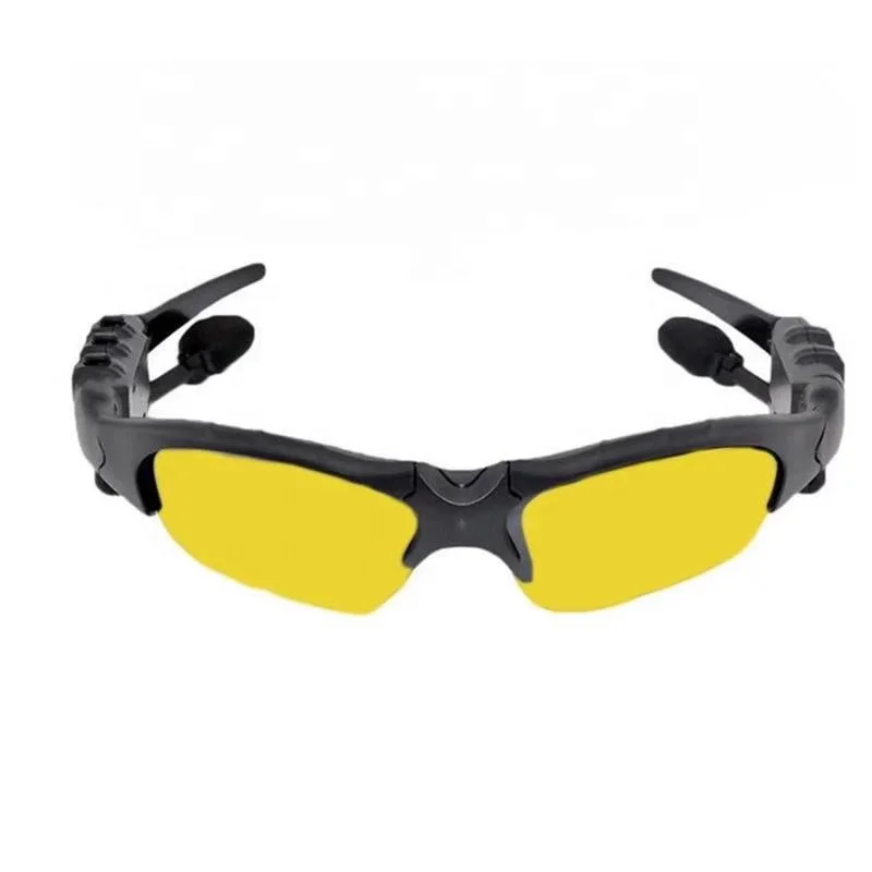 2020 Fashion Polarized Night Vision Sun Glasses Wireless Bluetooth Headset MP3 Sports Sunglasses