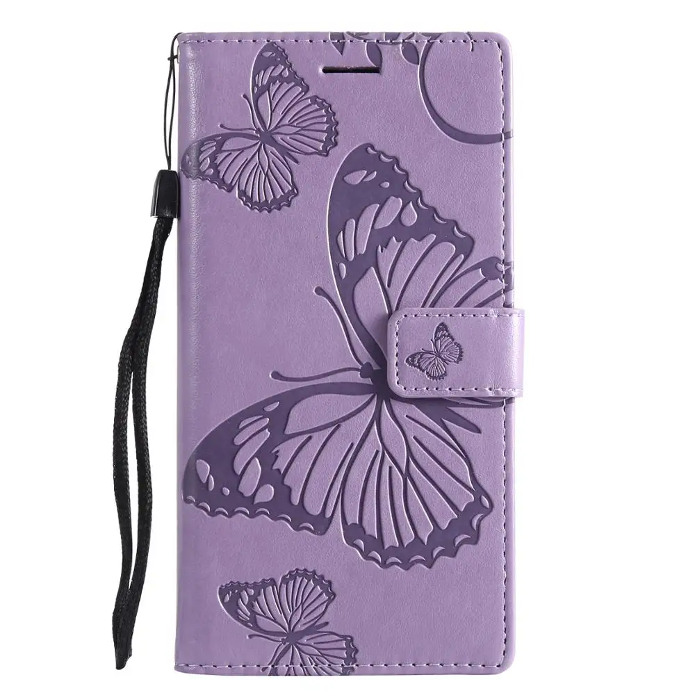 

Butterfly Pattern Case For Xiaomi Remi note GO 7 8 4X 9 proCoque Back Cover Wallet Leather Fundas mobile phone cases A6503