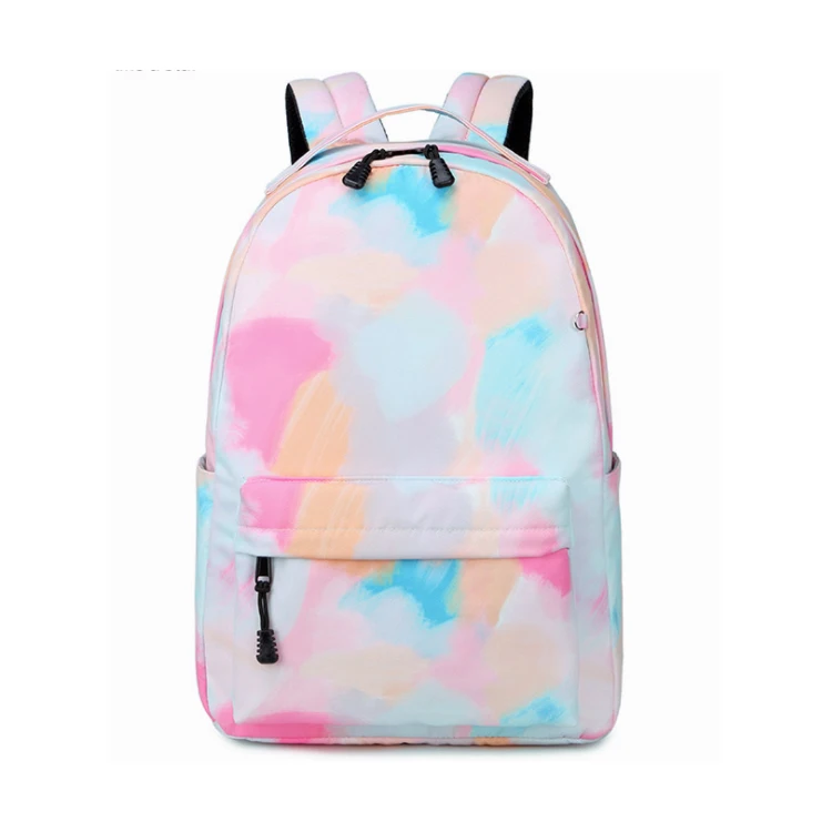 

Graffiti printed backpack women Waterproof Polyester Breathable Girls Casual College Backpack