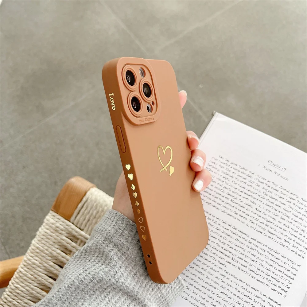 

Girls Plain Candy Color Cute TPU Phone Case For Iphone 14 13 12 11 Pro Max 7 Plus/8 Plus 7/8 X/XS XS Max XR