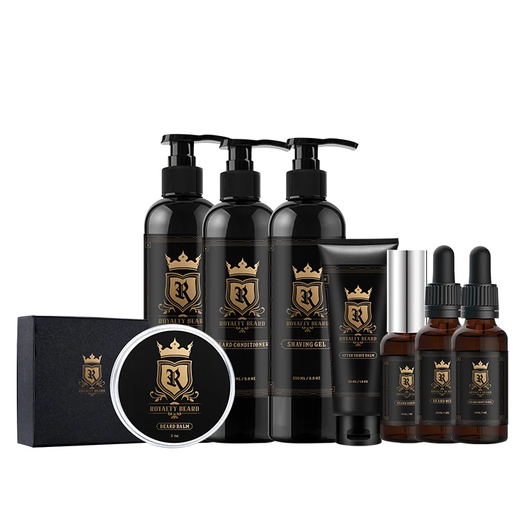 

Custom Private Label Mens Beard Shampoo And Conditioner Beard Oil Balm Grooming Beard Growth Kit Set