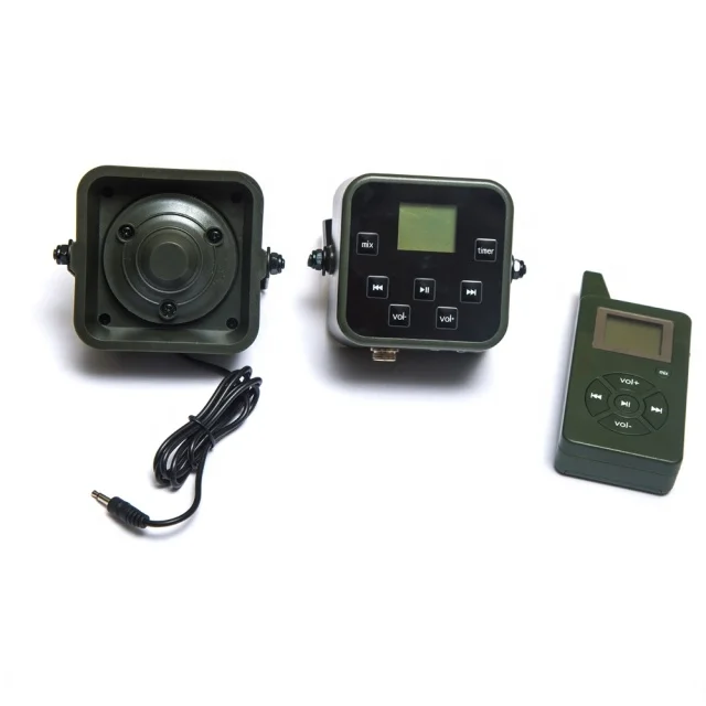 

2021 newest private Mix Sound Hunting birds caller with timer 300m remote control 50W Loud speaker CP-398E, As picture