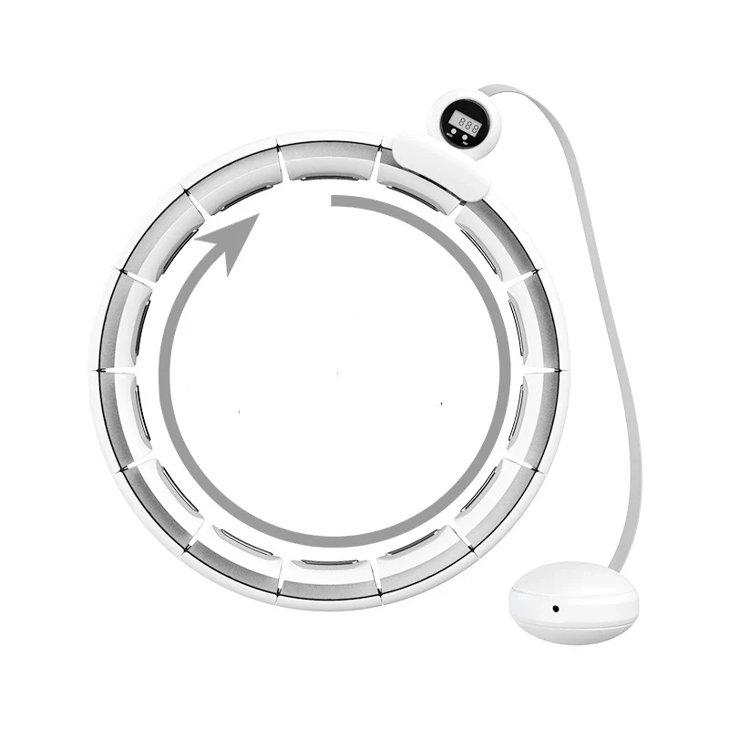 

2021 New Patent Design Professional Gym Smart Fitness Hoola Weighted Hoop Massage Weight Loss Fitness Hoola Hoop For Adults