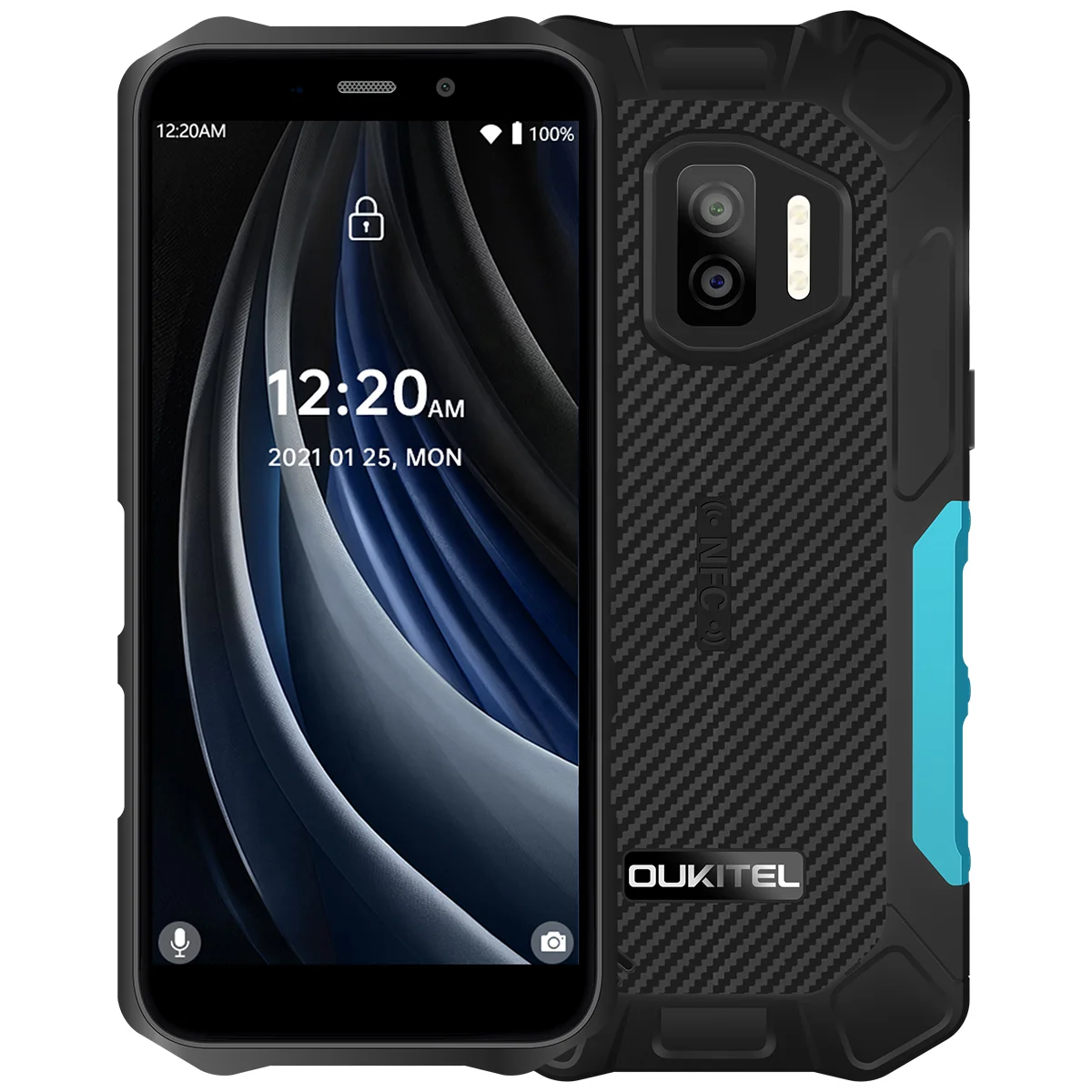 

New Android 11 Rugged Phone Oukitel WP12 Pro IP68 Waterproof & IP69K + MIL-STD_810G Smartphone With NFC GPS GLONASS Galileo