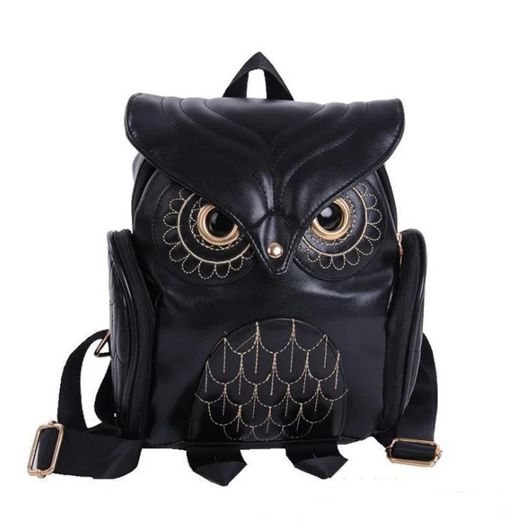 

Foreign Trade Japan And South Korea Trend Women'S Owl Backpack Casual Travel Bag Fashion Personality Cartoon Stereo Backpack, 5 colors avilable