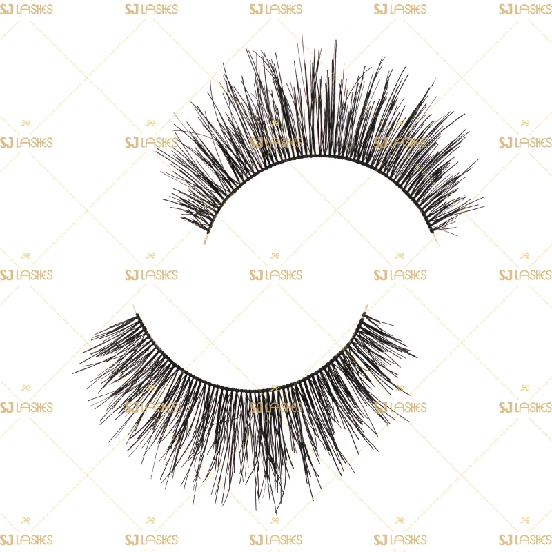

FREE ECO Human Hair Eyelashes Packaging Box Biodegradable Custom Logo Private Label lash box eyelashes, Natural black human eyelash