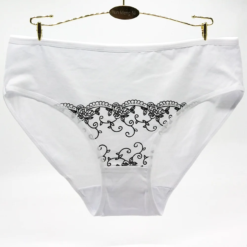 Big Size Elastic Free Assorted Solid Colors Classic Cotton Underwear