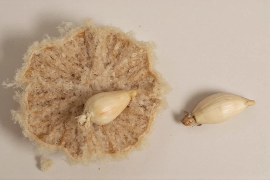 Garlic skins collected for composting and stock making