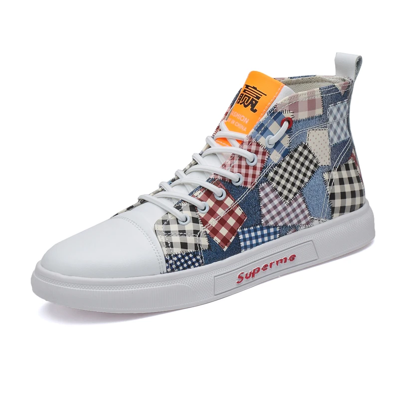 

New Arrival Walking Style Shoes Canvas Trendy Shoes Running Shoes Men Sneakers, Optional