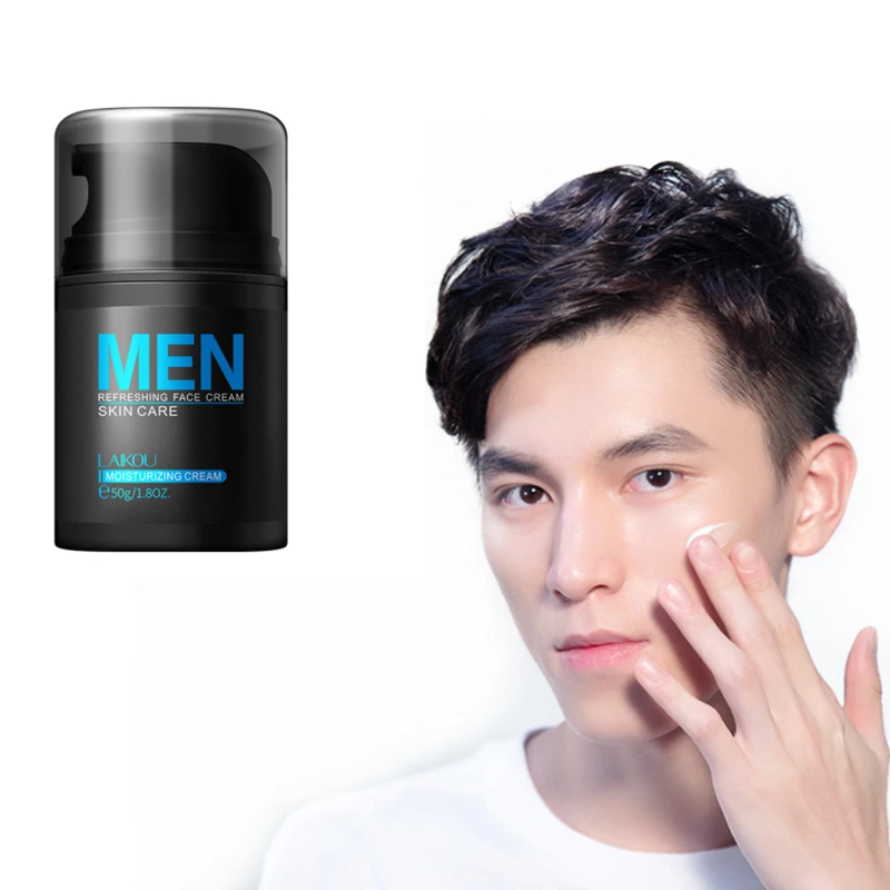 

Skin Care Facial Care Men Face Cream For Hyaluronic Acid Oil-Control Firming Shrink Pores Acne Moisturizing Whitening