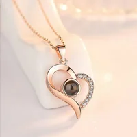 

Fashion Jewelry 100 Languages I Love You Necklace