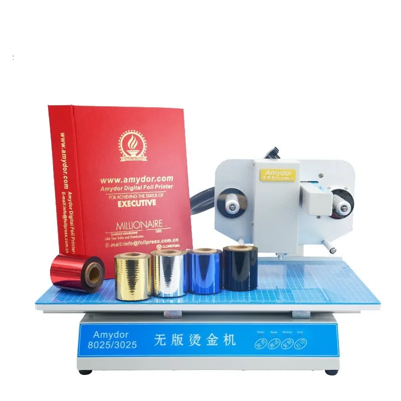 

Mini Digital Hot Foil Stamping Machine Automatic Hot Foil Printer Press Machine for Papers Leather Cloth PET PU