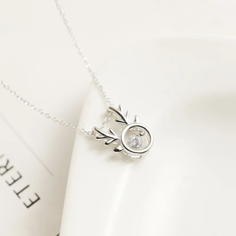 

Smart Antler Necklace S925 Silver The Beating Heart Has Your Clavicle Chain All The Way