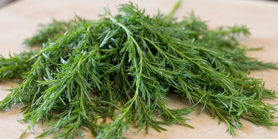 Jar of dried dill with measuring spoon