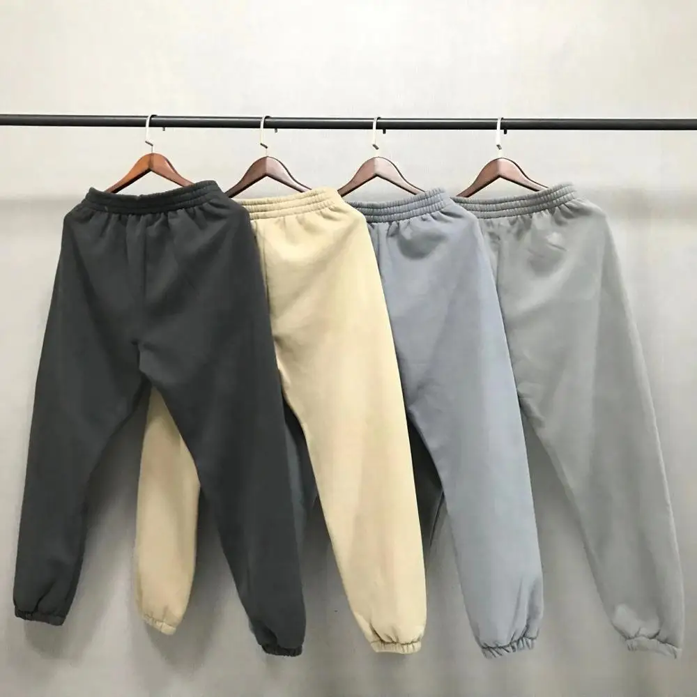 

Solid SEASON 6 Sweatpants 20FW Men Women Kanye West Pants Velvet Cotton Season Series Trousers Zipper Pocket Tag