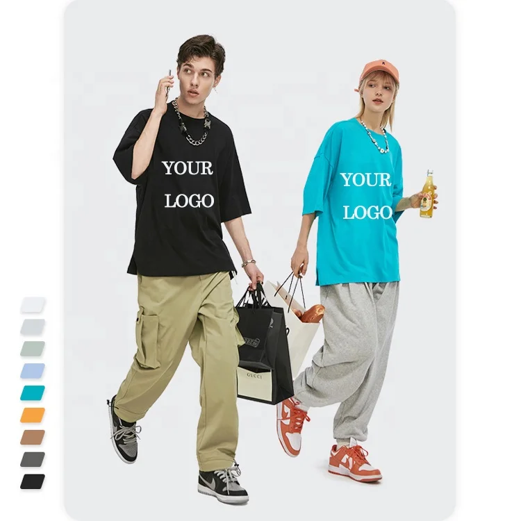 

OEM 100% cotton unisex casual printed customized logo blank tshirts for men