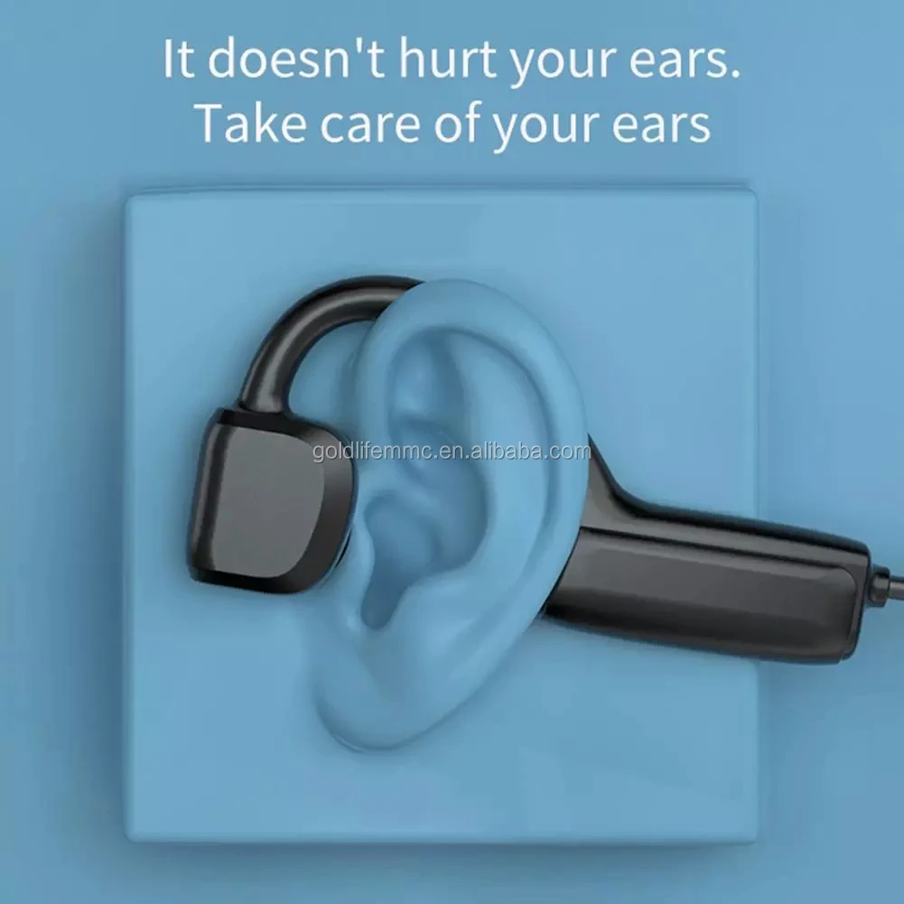 Hiking Foldable Sport Microphone Mobile Phone Open Ear Running Bone Conduction New Brands Earphone - ANKUX.COM