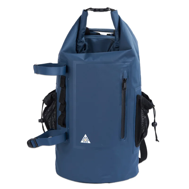 

Custom design navy blue waterproof pvc dry bag outdoor sport backpack for camping hiking, Customized color