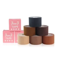 

Boob Tape Breathable Breast Lift Tape Medical Grade Athletic Tape with Breast Petals Disposable Adhesive Bra for A-E Cup Large