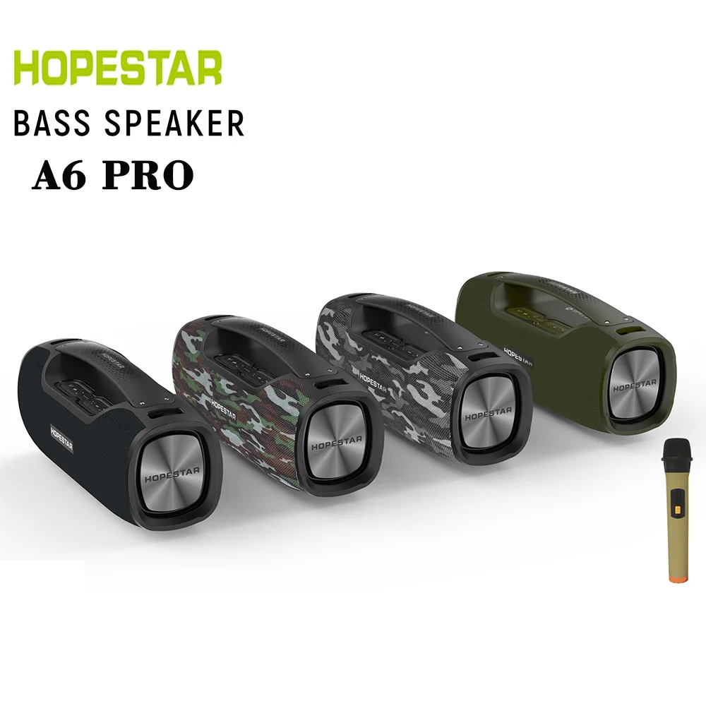 

A6 PRO High quality 55W Outdoor Waterproof Dj Wireless Portable Powerful Blue Tooth Bass Party Speakers, Black, camouflage gray, camouflage, army green