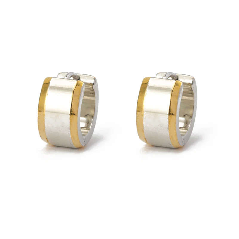 

Simple Fashionable Design Stainless Steel Jewellery Clip On Earrings For Unsex