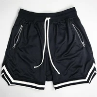 

Mens Gym Fitness Shorts Run Jogging Sports Loose Cool Mesh Quick Dry Bodybuilding Sportswear Male Shorts