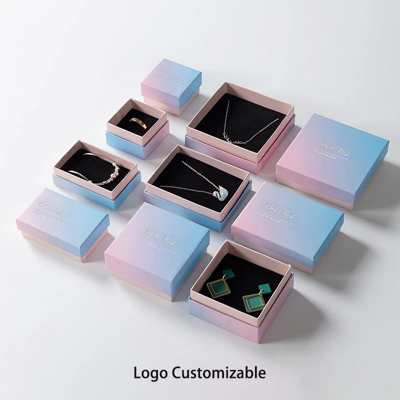

Print logo ring earring bracelet cardboard packaging box fanxi jewelery box from Luxury jewelery Box Manufacturers Suppliers
