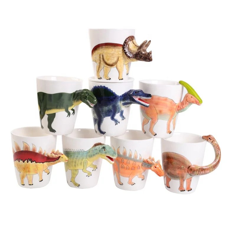 

Wholesale Personality Hand-painted Promotion Factory Price Multi Types Ceramic Coffee 3D Animal Mug, As pictures