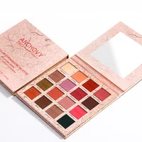 

Ready To Ship ANCHOVY 16 Color Professional Cheap Matte Eyeshadow Palette set