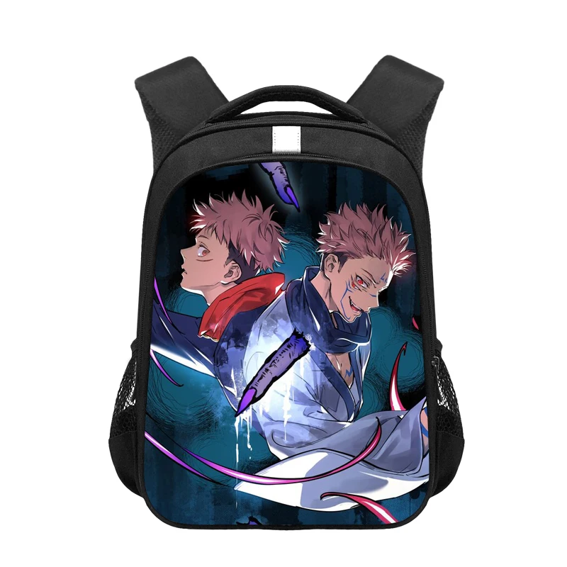 

Wholesale 16 Inch Jujutsu Kaisen Girl Boy Print Backpack Children School Bags Kids Kindergarten Bag Set Baby Toddler Backpack, Black with graphic prints