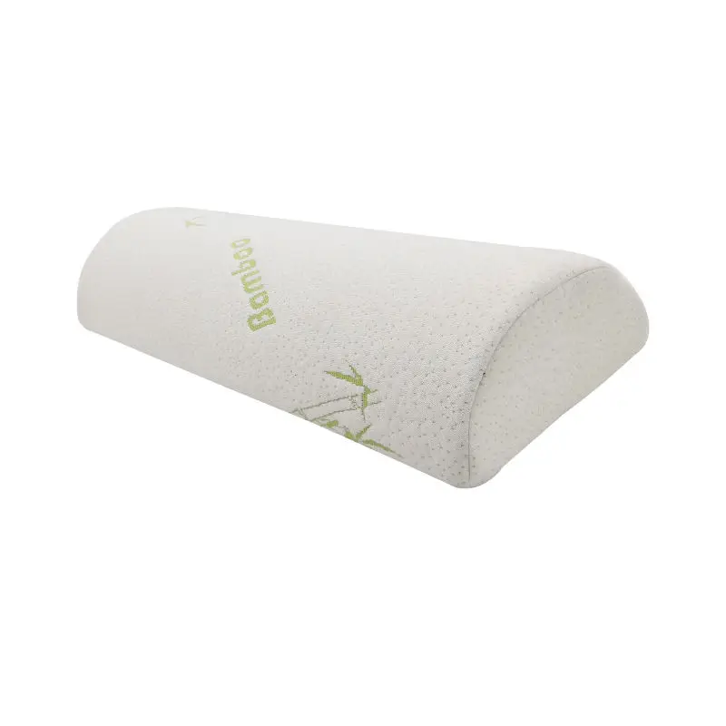 Wholesale Comfortable Memory Foam Under Desk Ankle and Knee Foot Leg Rest Half Moon Round Pillow