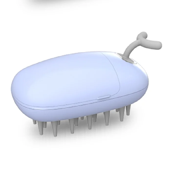 

Beauty device hair massage comb of food grade silicone cleansing brush