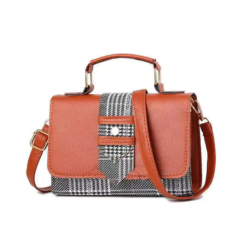 

Fashion Multifunction Lady Casual Style Messenger Strap Bag Square Shape Pu Cross Strap Women Bag, Accept customized color